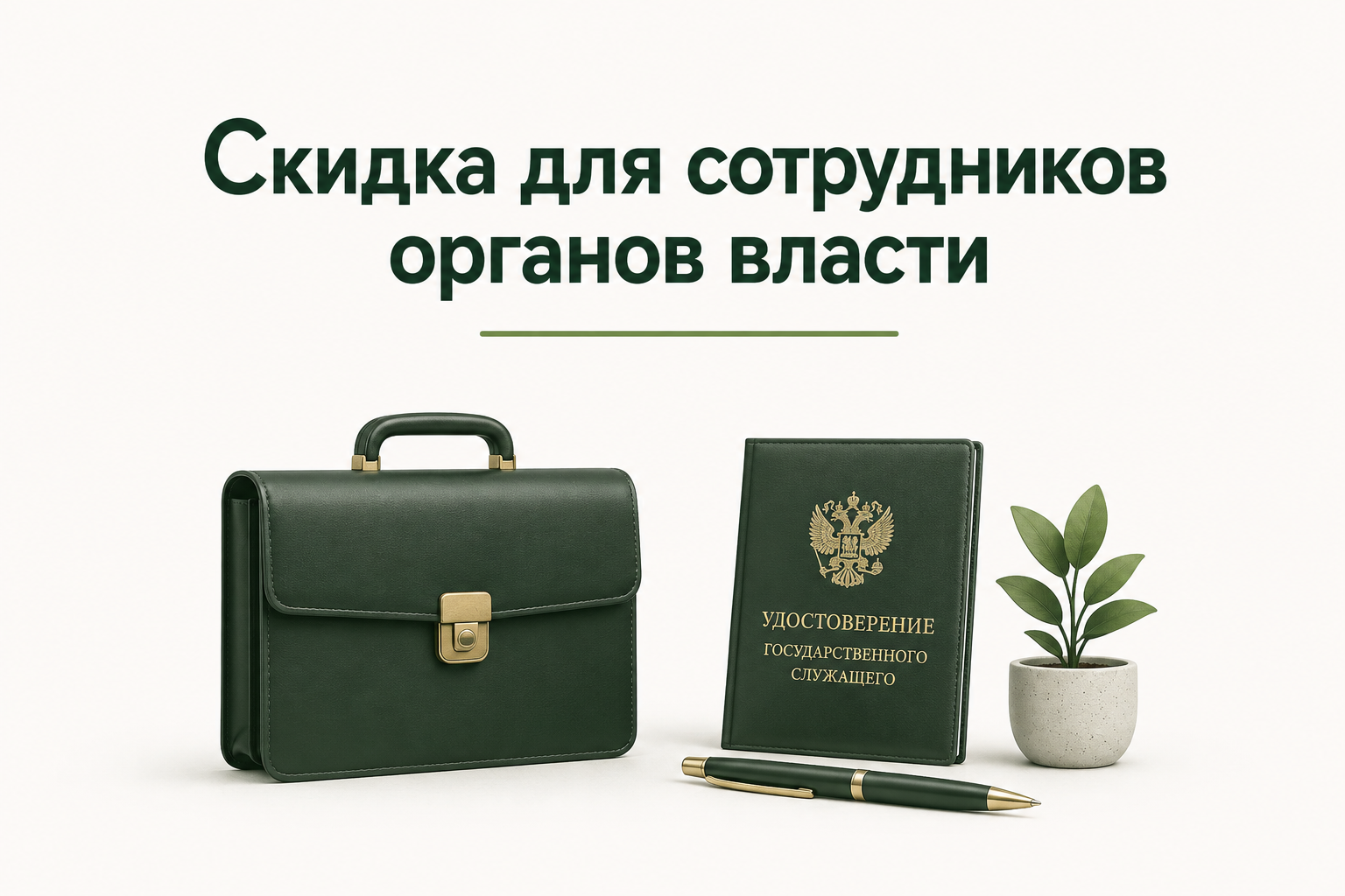 Скидка для сотрудников органов власти