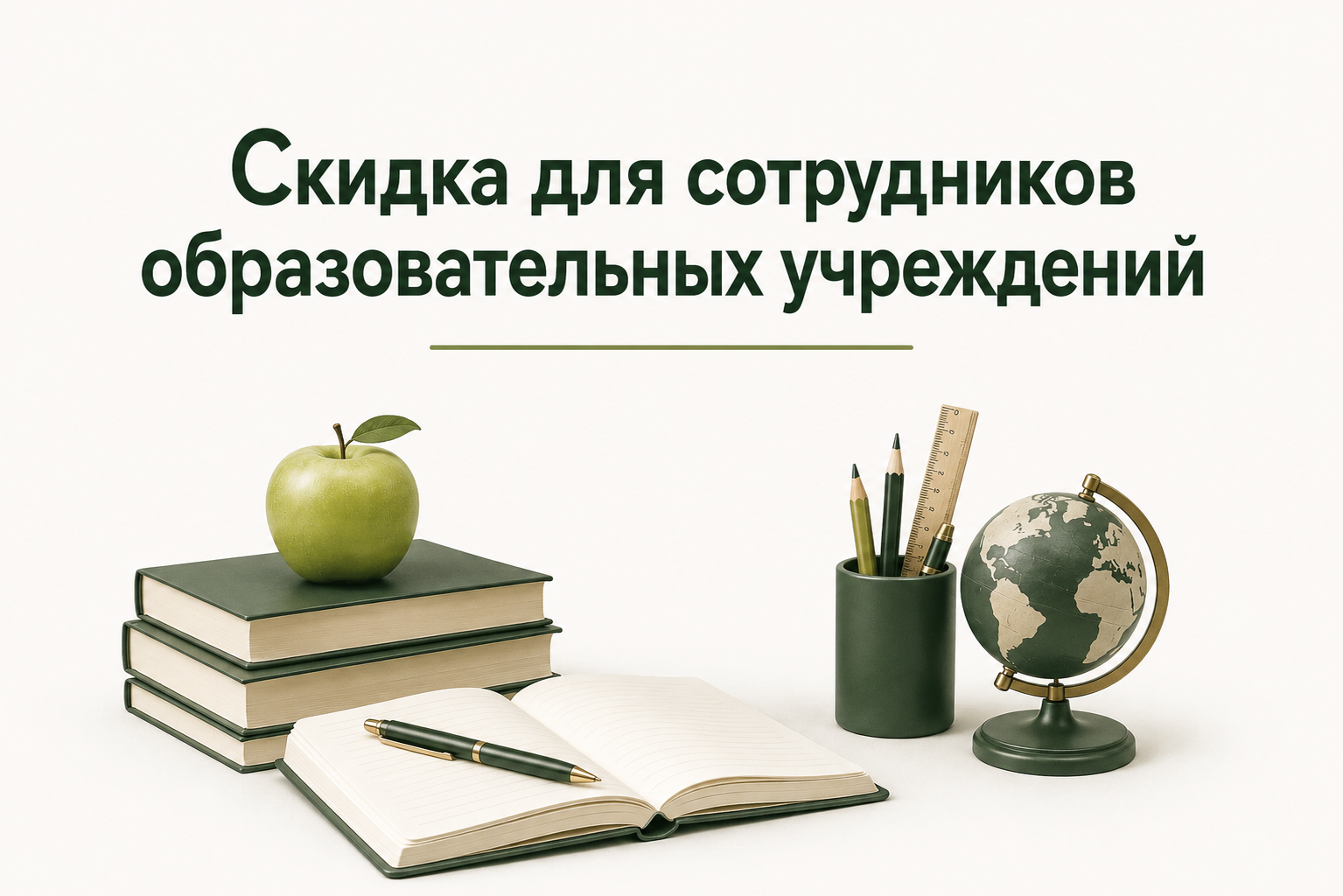 Скидка для сотрудников образовательных учреждений