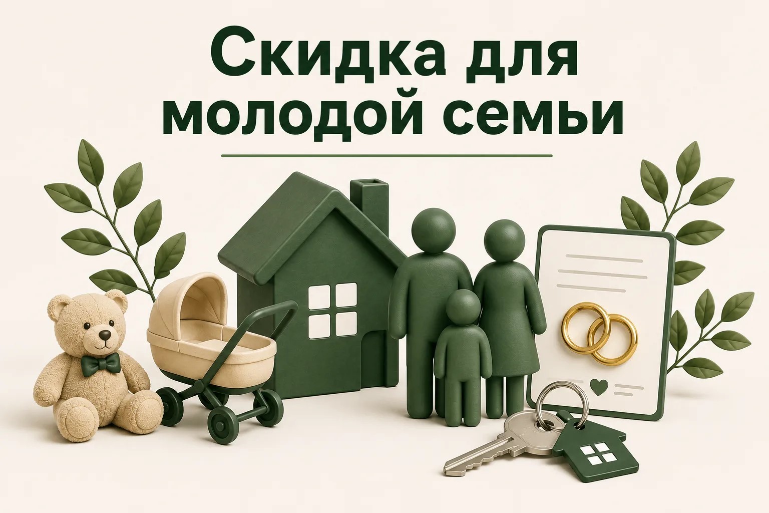 Скидка для молодой семьи